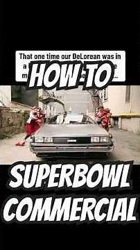 Erik Candiani Doritos Super Bowl Commercial Entry Starring Our DeLorean Time Machine Rental Vehicle