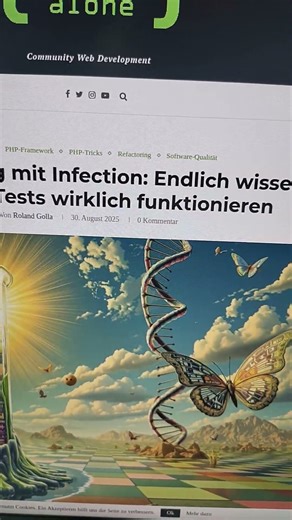 PHP Mutation Testing mit Inflection endlich wissen ob die Tests wirklich funktionieren