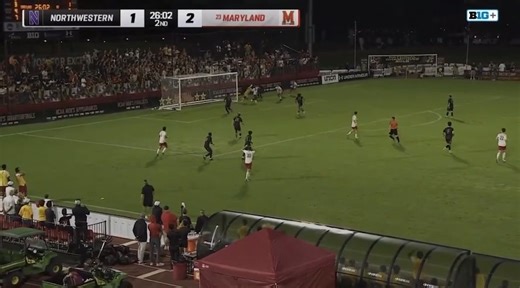 6.1K views · 142 reactions | No. 23 Maryland men’s soccer defeats Northwestern 4-1, and their unbeaten streak is up to eight games to start the season. Check out this incredible goal from Sadam Masereka  | Maryland Terrapins on 247Sports | Facebook