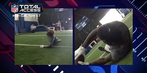 Miami Dolphins' Jarvis Landry & New York Giants' Odell Beckham Jr vs. Dan Hellie and Shaun O'Hara. CATCH OFF! And the winner is... | NFL Network