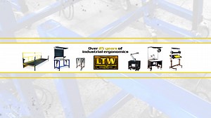 E4H Tilt Cobot Table - CoBase™ - Adjustable Collaborative Robot Table - LTW Ergonomic Solutions