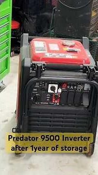 Predator 9500 Inverter 1 Year Start Up Winter Storm Prepping #TikTok #diy #generator #harborfreight