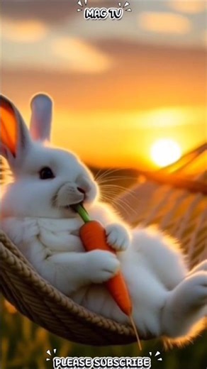 rabbit behavior#cute rabbit #baby rabbit #animation #ai #cartoon
