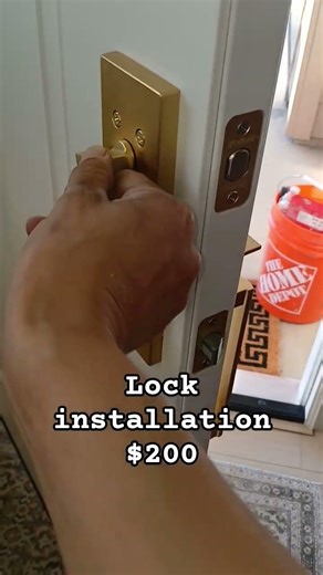 Great work done $200 lock install! #locksmith