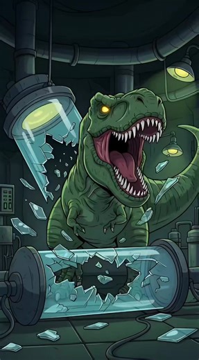 Did you know that scientists managed to bring a real dinosaur back to life? This happened in Minnesota, USA. They had been trying to achieve this for a long time, and finally they succeeded — after 100 attempts, they finally did it. But the dinosaur turned out to be extremely aggressive and dangerous, so they had to put it to sleep. #crime #usa #story | Hidden Stories