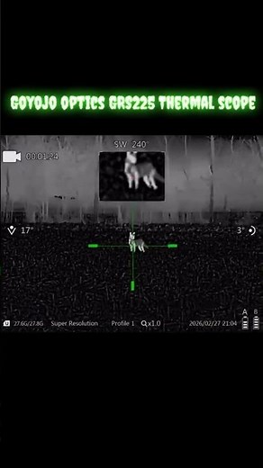 GOYOJO GRS225🦊 50m & 200m coyote, one shot every single time.🎯 Only $600! #huntinggear #pestcontrol