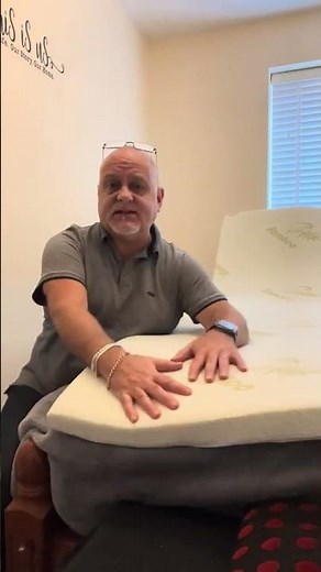 Premium UK-Made Orthopedic Memory Foam Mattress Topper – Best Bed Topper for Back Pain– Cotton Haven