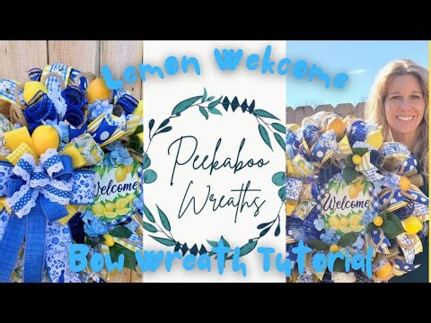 How to Make a STUNNING Lemon Wreath 🍋 | Full Start-to-Finish Tutorial