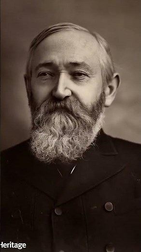 President Benjamin Harrison AI with the recording of 1889 #history #historyday #1880s #presidents