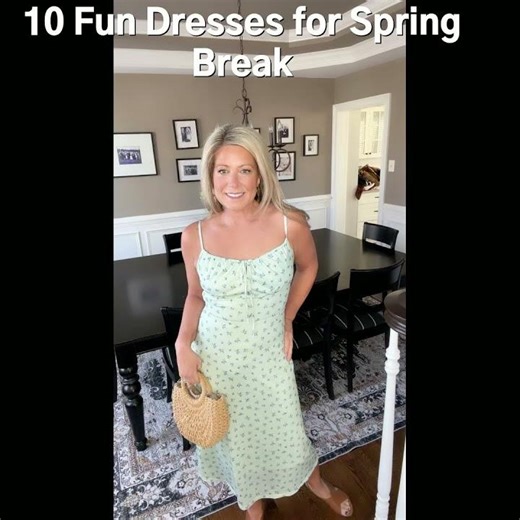 10 Best Spring Dresses, Perfect for Spring Break! #womensfashion #springfashion #resortwear