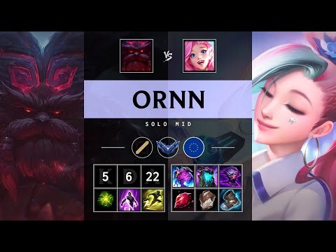 Ornn Mid vs Seraphine - EUW Diamond Patch 25.19