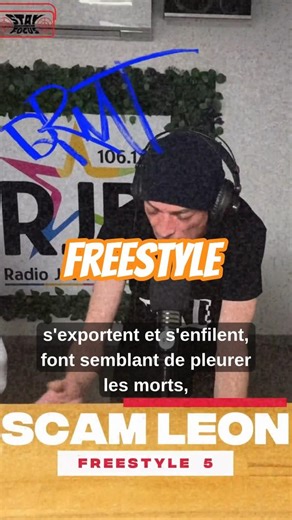 Freestyle radio 🔥🎤 #rap #rapfrancais #freestyle #musique #rapfr #hiphop #reims #scamleon #rjr
