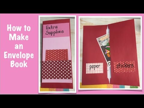 How To Make an Envelope Book - Easy DIY Book Craft