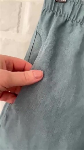 Soft Linen Sleep Shorts, Handmade Lingerie, No Iron