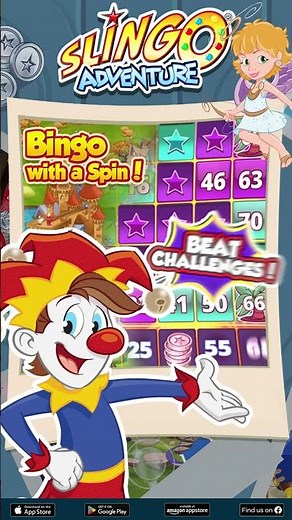 Slingo Adventure - Bingo + Slots + Puzzles!