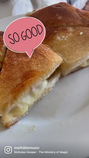 « What ? A grilled cheese and meatloaf sandwich ? My, my… it MUST be for me ! » said the corgi to herself, drooling profusely. #Suzette #MonAmour #MaFille | Mathilde