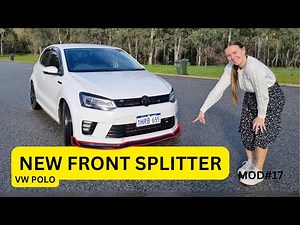 FRONT SPLITTER INSTALL | VW POLO | WRC FRONT BUMPER