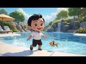 Let’s Go Swimming Song 🏊‍♂️💦 | Fun Water Play for Kids | Nursery Rhyme