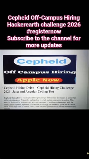 how to get job as a fresher java developer |Cepheid Hiring #jobsearch #freshers #shorts #trending