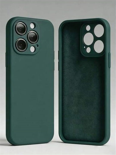 Military-Grade Shock-Proof Anti-Fingerprint Silicone Phone Case With Flannel Lining, Compatible With IPhone 17/17 Air/17 Pro/17 Max/16/15/14/13/12/13 Mini, Galaxy A56 5G/S23 Ultra, Honor, And More. Suitable As Birthday Gift For Girlfriend/Boyfriend And Holiday Gift.,International Version, Not The Domestic Version | SHEIN