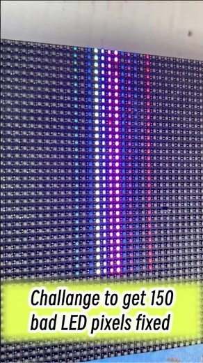 Bematrix 2.5 LED repair demo, BEMATRIX LED REPAIR tutorial; how to repair P2.5 LED MODULES