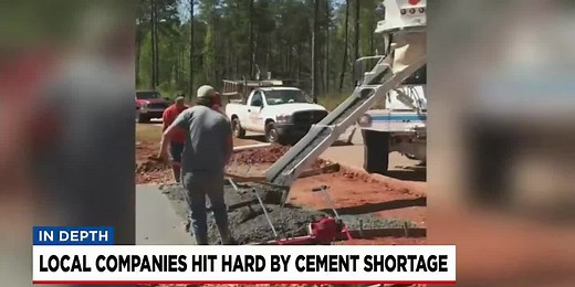 Widespread cement shortage affecting suppliers, builders, other Upstate businesses