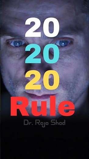 Protect Your Eyes with the 20-20-20 Rule | Reduce Digital Eye Strain #shorts #healthtips