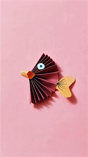 How to Make a Moving Paper Fish | Easy Paper Craft Ideas