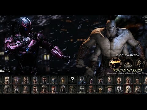 Mortal Kombat X all characters and stages