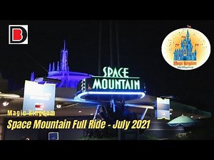 Space Mountain Full Ride POV | Magic Kingdom | Walt Disney World |July 2021