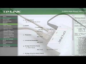 TP-Link TL-WA5210G настройка режима точка - точка