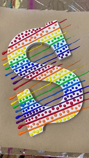 Are you a rainbow or a cloud today? #cuteart #rainbowart #acrylicart #fluidart