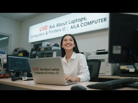💻 LIVE Servis Laptop, Komputer & Printer! Tanya Langsung di Chat 💬 | Aila Computer Siap Jawab 🔧✨