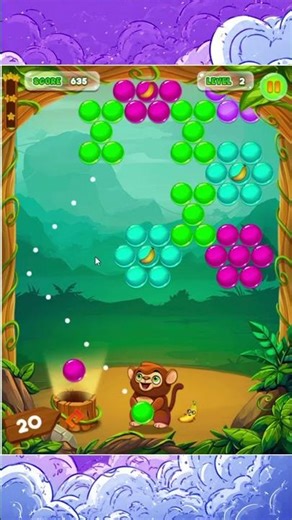 Playing Monkey Bubble Shooter! Part 3 #games #gaming #gameplay #gamer #monkey #fun #bubble #shoot