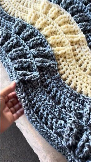 Bed Runner | Coastal Vibes Afghan #crochet