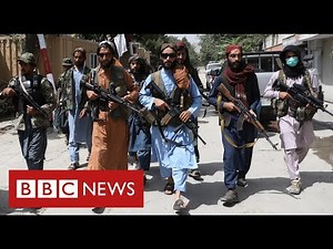 Taliban "shooting protesters" as thousands try to flee Afghanistan - BBC News