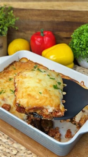 Eggplant Moussaka with Chicken – Simple Recipe