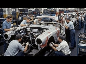 Inside the Factory: 1957 Chevrolet Corvette C1 Production Line