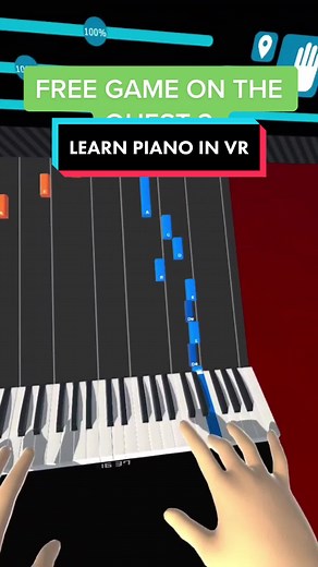 Learn Piano in VR with Hand Tracking on Quest 2 - Free Game