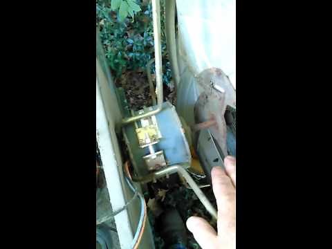 How to oil the condensor fan motor bearings on a home air conditioning unit and other devices.