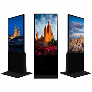 [Hot Item] HD LCD Ad Display Narrow Bezel Floor Stand Digital Signage 65 Inch Advertising Hand Fans 65 Inch Broadcast LCD Monitor LCD Digital Signage