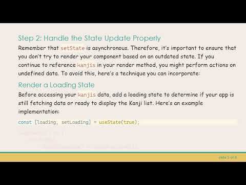 Troubleshooting setState() Errors in React Native: Fixing the TypeError with .map()