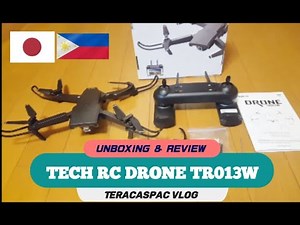 TECH RC DRONE TR013W | UNBOXING & REVIEW #Drone #Fly #TechrcDrone #UnboxingDrone