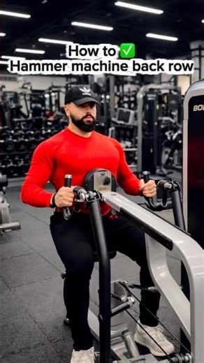 Back machine hammer row ✅ #aesmailsmith #back #exercise #coach #اكسبلور #سبهولي #اسماعيل_سميث