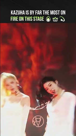 Kazuha is by far the most on fire on this stage 🔥👑💫 | Le Sserafim CELEBRATION overgoddess fancam