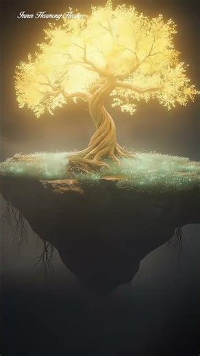 Sacred Floating Tree | Deep Calm & Sacred Stillness Meditation #ytshorts #stressrelief #meditation