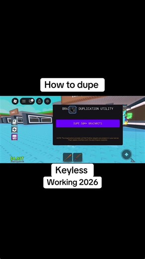 The best working dupe script out there #robloxhacks #etfb #Рекомендации #stealabrainrotscript #sab