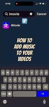 Tutorial: How to add music to your videos using iMovie for free