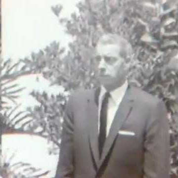 Joe DiMaggio devastated by the passing of "Marilyn Monroe" funeral 8.8.62. No sound
