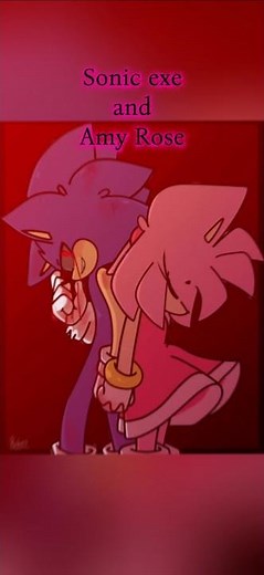 Sonic exe and Amy 💔. #sonicexe #amyrose #sonamy